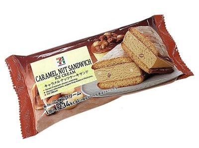 Kem Caramel Nuts Sandwich